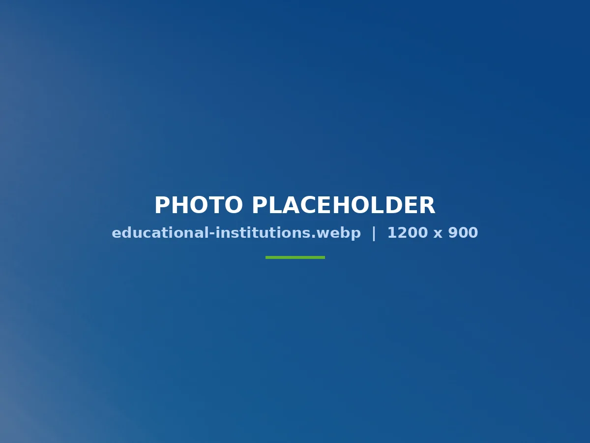Educational Institutions sector – photograph placeholder