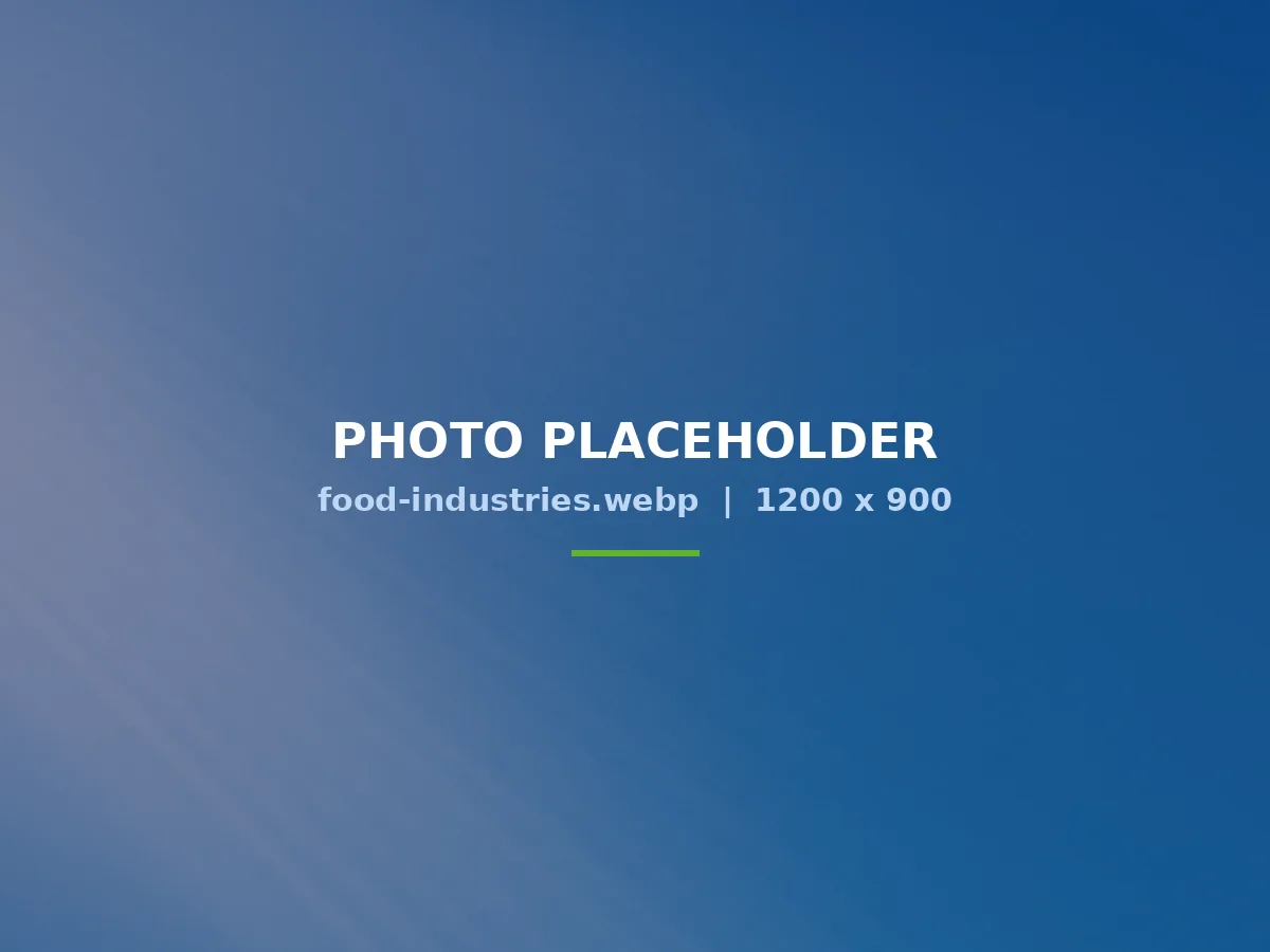 Food Industries sector – photograph placeholder