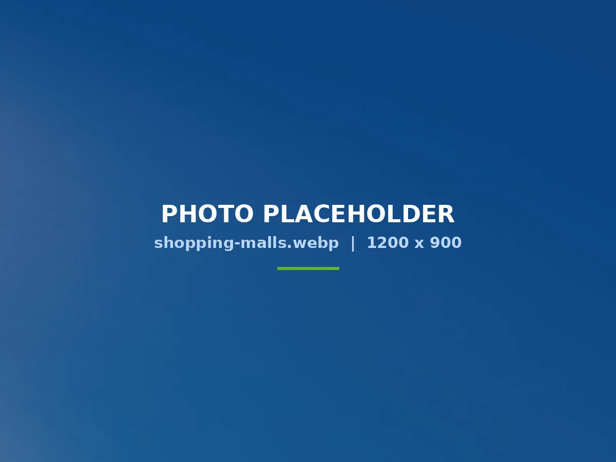 Shopping Malls sector – photograph placeholder