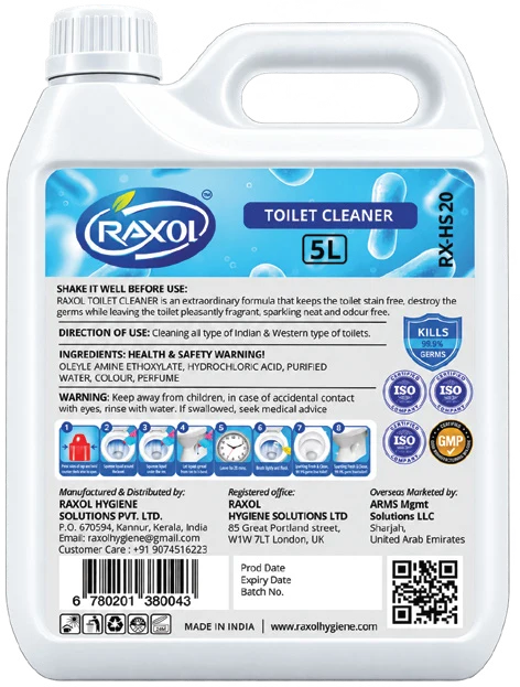 RAXOL Hand Sanitizer container