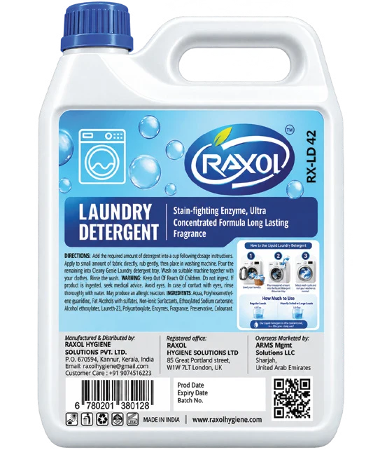 RAXOL Laundry Products container